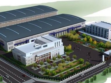 擴大了工廠區域并引進了先進設備。